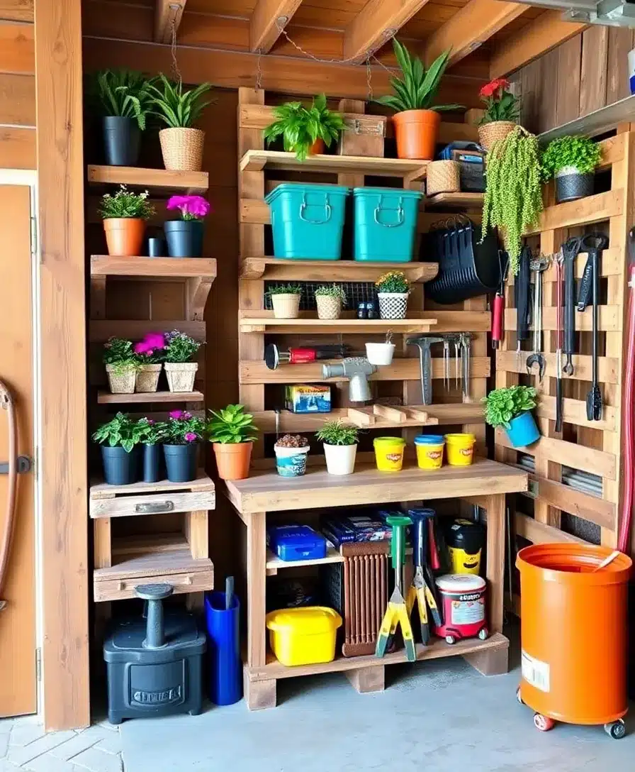 10 DIY Hacks To Organize Your Unfinished Garage Efficiently
